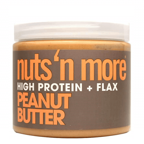 Nuts 'N More Peanut Butter High Protein + Flax Spread 454 grams - YesWellness.com
