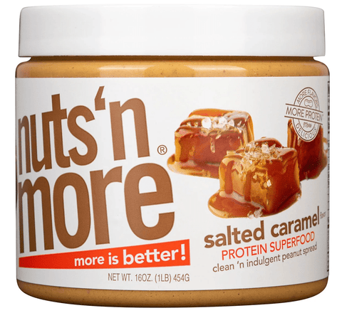 Nuts 'N More Protein Superfood Peanut Spread Salted Caramel - YesWellness.com