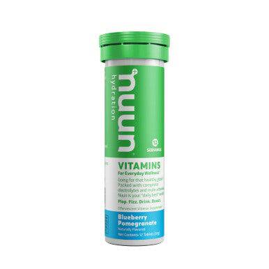 Nuun Hydration Vitamins Blueberry Pomegranate 12 Tablets (8 x 52g) - YesWellness.com