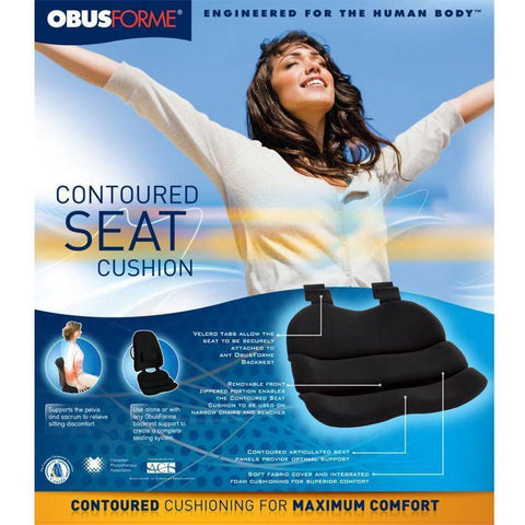 ObusForme Contoured Seat Cushion - YesWellness.com