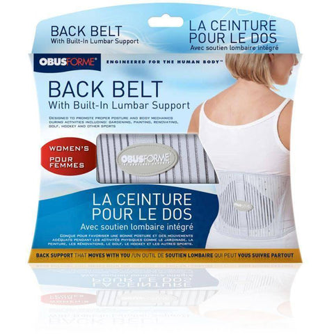 ObusForme Ladies Back Belt with Lumbar Support - YesWellness.com