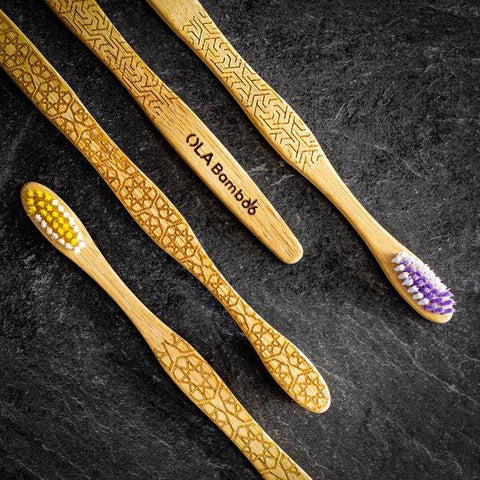 OLA Bamboo Toothbrush Adult Stunning Soft - Odyssey - YesWellness.com