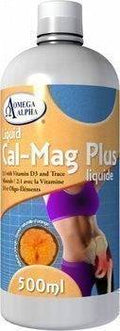 Omega Alpha Cal-Mag Plus Liquid 500 ml - YesWellness.com