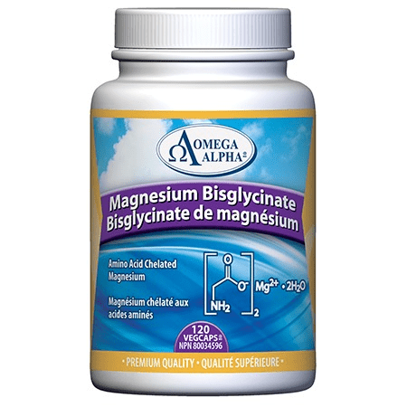 Omega Alpha Magnesium Bisglycinate 120 VegCaps - YesWellness.com
