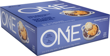 One Bar Blueberry Cobbler - 12 Bar Box (60g) - YesWellness.com
