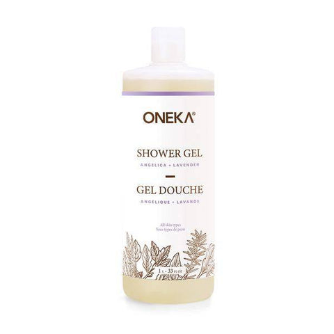 Oneka Shower Gel Angelica + Lavender - YesWellness.com