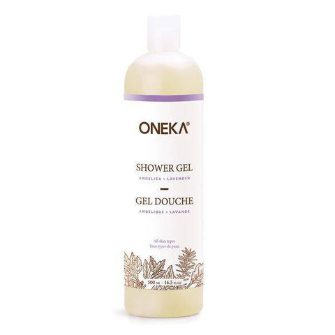Oneka Shower Gel Angelica + Lavender - YesWellness.com