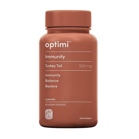 Optimi Immunity Turkey Tail Mushroom 60 Vegan Capsules - YesWellness.com