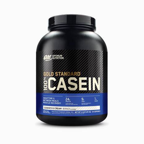 Expires January 2026 Clearance Optimum Nutrition 100% Casein Protein 4 lbs Cookies and Cream