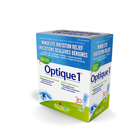 Boiron Minor Eye Irritation Relief Optique1 - 30 Single Use Doses of 0.4mL