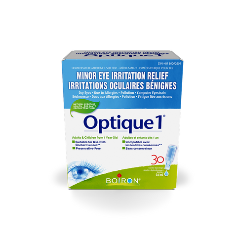 Boiron Minor Eye Irritation Relief Optique1 - 30 Single Use Doses of 0.4mL