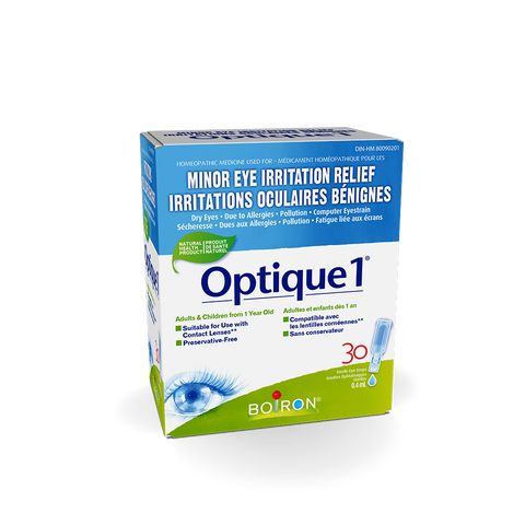 Boiron Minor Eye Irritation Relief Optique1 - 30 Single Use Doses of 0.4mL