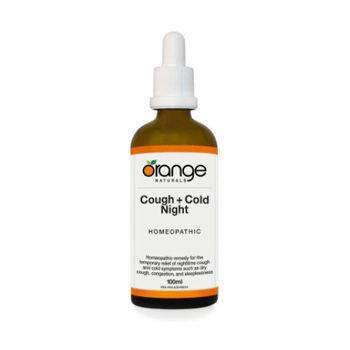 Orange Naturals Cough + Cold Night Liquid 100 ml - YesWellness.com