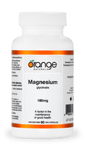Orange Naturals Magnesium Glycinate 180mg 60 capsules - YesWellness.com