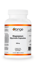 Orange Naturals Magnesium Glycinate 200mg 90 veg capsules - YesWellness.com