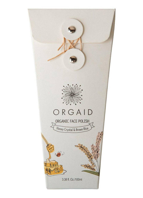 Orgaid Sitka Naturals Organic Face Polish with Honey Crystal and Brown Rice 56g - YesWellness.com