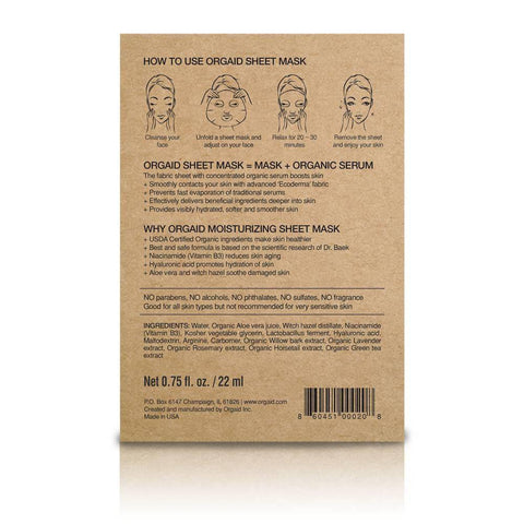 Orgaid Sitka Naturals Sheet Mask Variety Pack -6 Pack - YesWellness.com