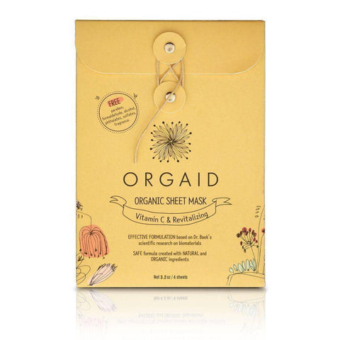 Expires January 2026 Clearance Orgaid Sitka Naturals Vitamin C Mask Four pack