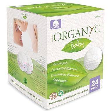 Organ(y)c Baby 100% Organic Cotton Nursing Pads - 24 Count - YesWellness.com