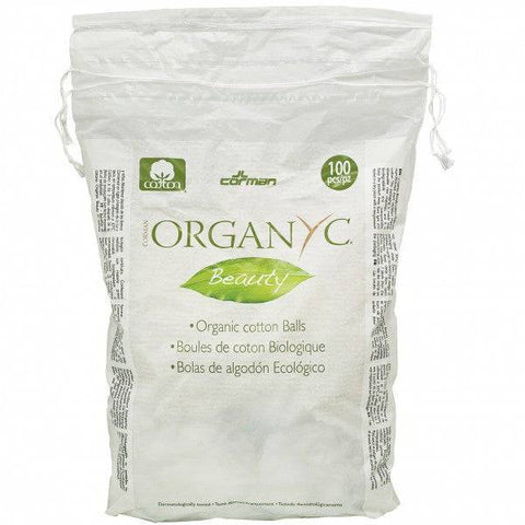 Organ(y)c Beauty 100% Organic Cotton Balls - 100 Count - YesWellness.com
