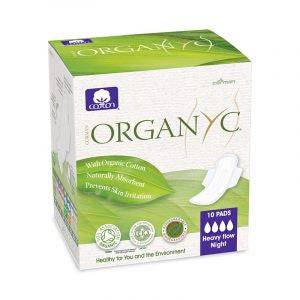 Organ(y)c Heavy Flow Pads 10 Count - YesWellness.com