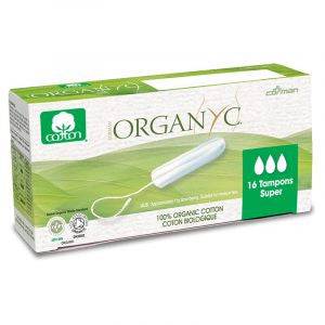 Organ(y)c Super Tampons Without Applicator 16 Count - YesWellness.com