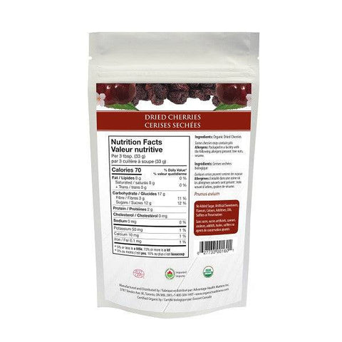 Organic Traditions Dried Cherries 100 grams - YesWellness.com