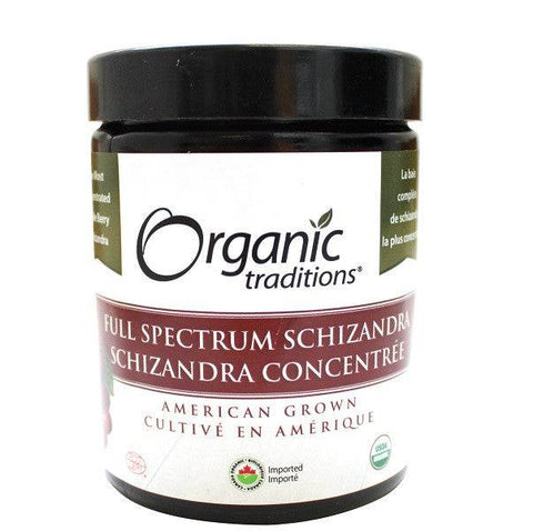Organic Traditions Full Spectrum Schizandra 42 grams - YesWellness.com