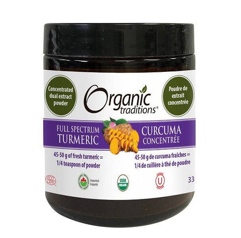 Organic Traditions Full Spectrum Turmeric 33 grams - YesWellness.com