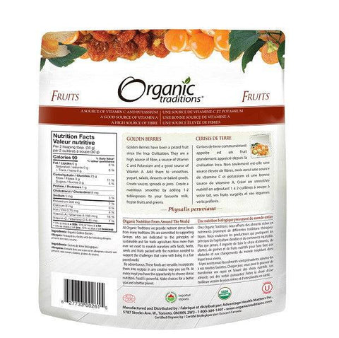 Organic Traditions Golden Berries - YesWellness.com