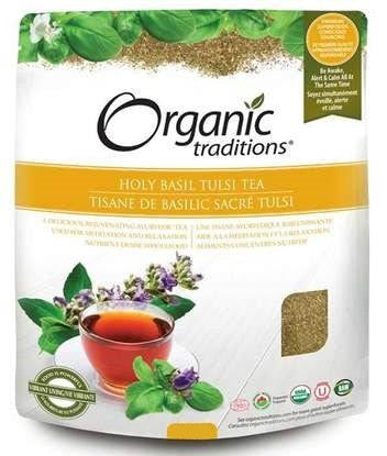Organic Traditions Holi Basil Tulsi Tea 150g - YesWellness.com
