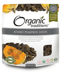 Organic Traditions Pumpkin Seeds, Jumbo - YesWellness.com