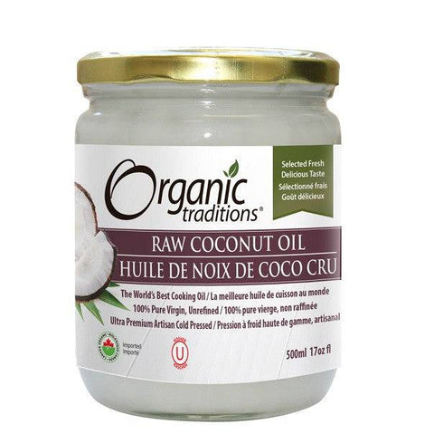 Organic Traditions Raw Coconut Oil - YesWellness.com