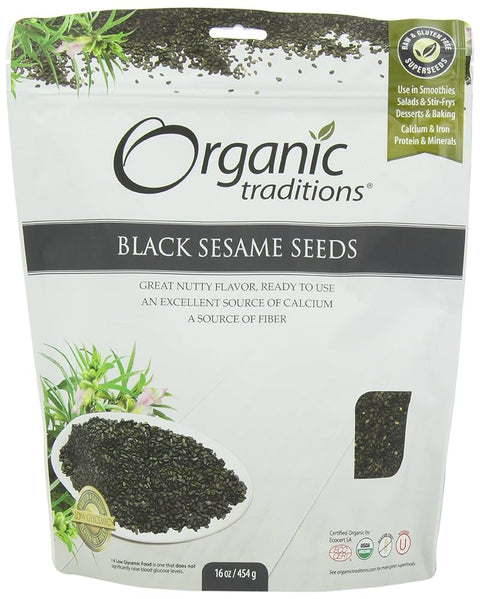 Organic Traditions Black Sesame Seeds