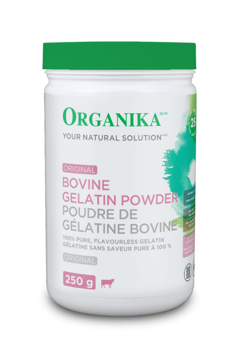 Organika Bovine Gelatin Powder 250g - YesWellness.com