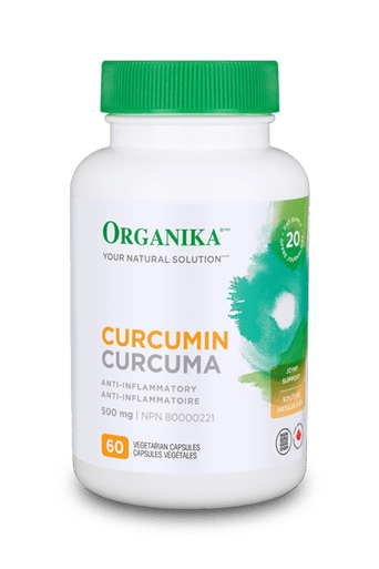 Organika Curcumin 500mg Anti-Inflammatory - YesWellness.com