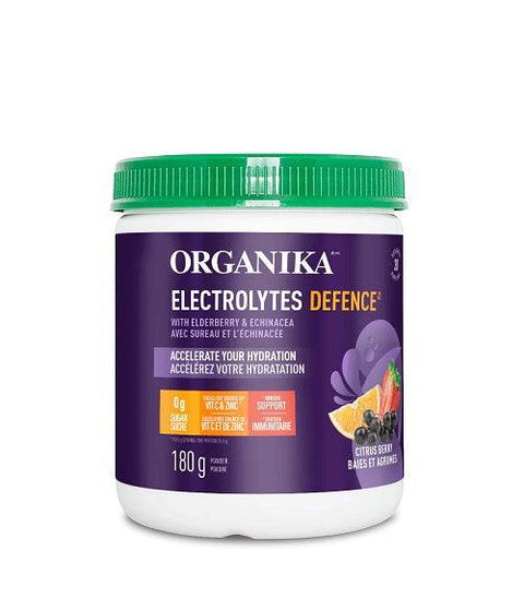 Expires March 2026 Clearance Organika Electrolytes Defence Citrus Berry 180g