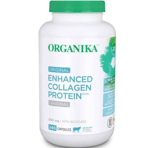 Organika Enhanced Collagen Protein Original 240 Capsules - YesWellness.com