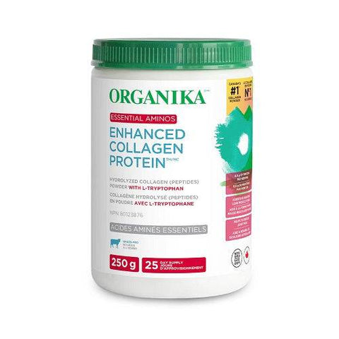 Organika Essential Aminos Enhanced Collagen Protein 250g - YesWellness.com