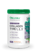 Organika Full Spectrum Collagen Type 1, 2, 3 Bone Broth Flavour 250 grams - YesWellness.com