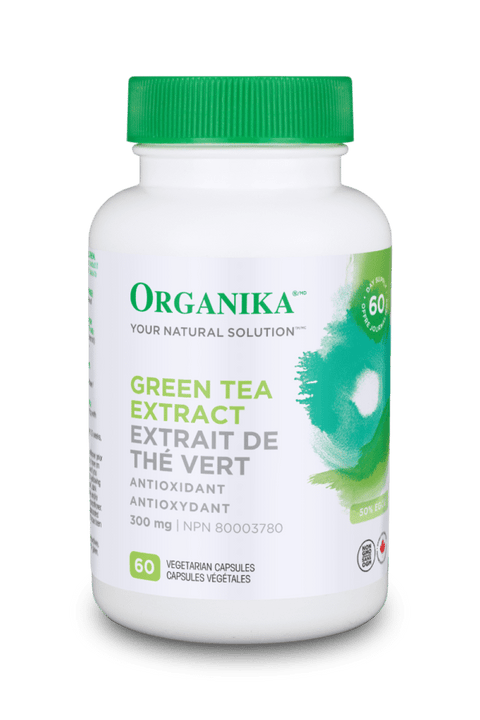Organika Green Tea Extract 300mg 60 Capsules - YesWellness.com