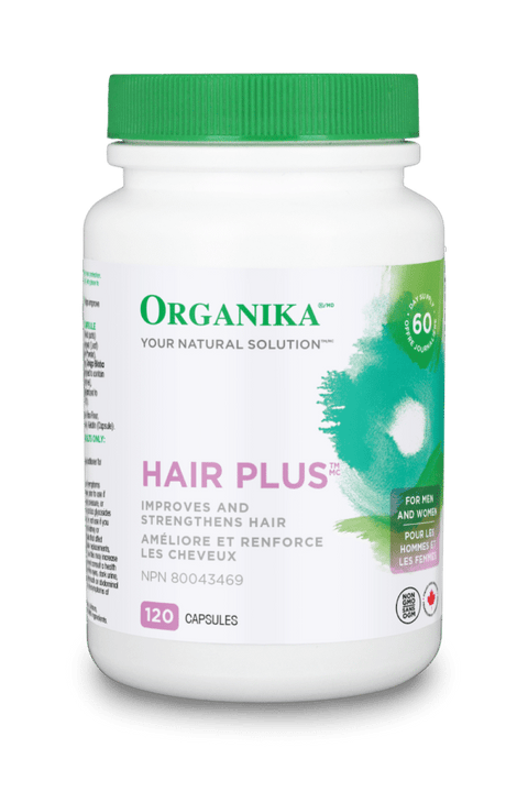 Organika Hair Plus 120 Capsules - YesWellness.com
