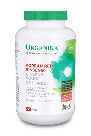 Organika Korean Red Ginseng 500mg - YesWellness.com