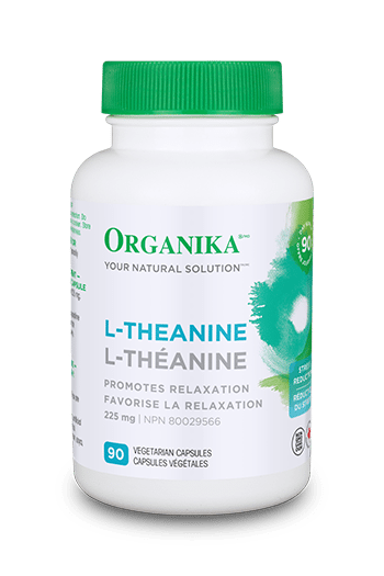 Organika L-Theanine 225mg - 90 capsules - YesWellness.com
