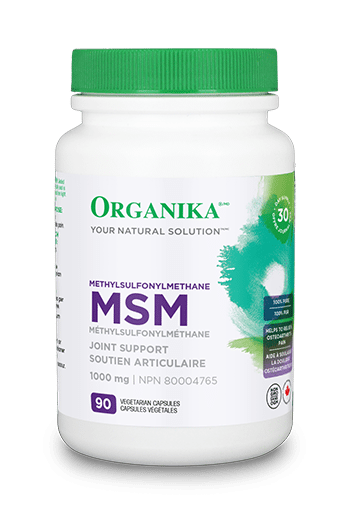 Expires April 2026 Clearance Organika MSM Methylsulfonylmethane 1000mg 90 Capsules
