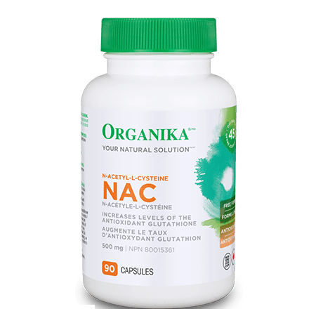 Expires May 2026 Clearance Organika NAC N-Acetyl-L-Cysteine 90 Capsules