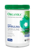 Expires March 2026 Clearance Organika Organic Spirulina Blue-Green Algae Powder 300g
