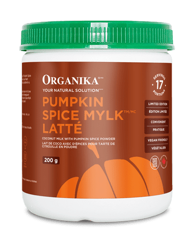 Expires July 2024 Clearance Organika pumpkin Spice Mylk Latte 200g - YesWellness.com