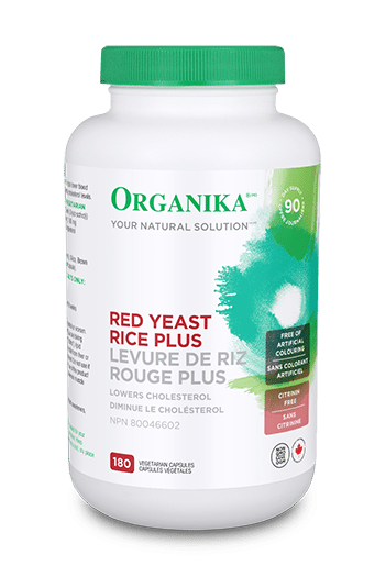 Organika Red Yeast Rice Capsules - 180 capsules - YesWellness.com