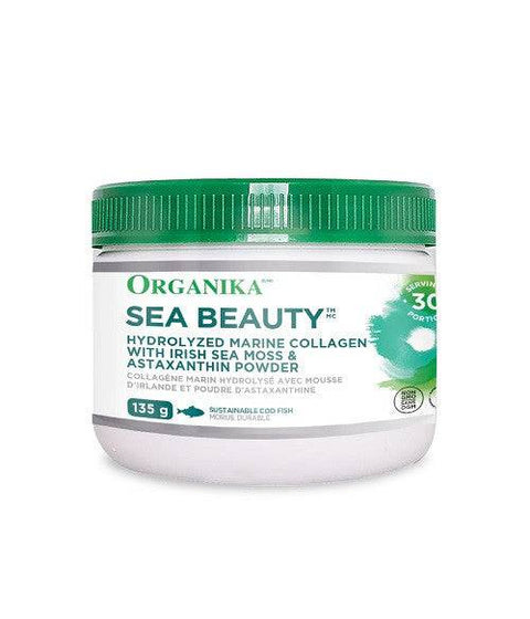 Organika Sea Beauty Hydrolyzed Marine Collagen 135g - YesWellness.com